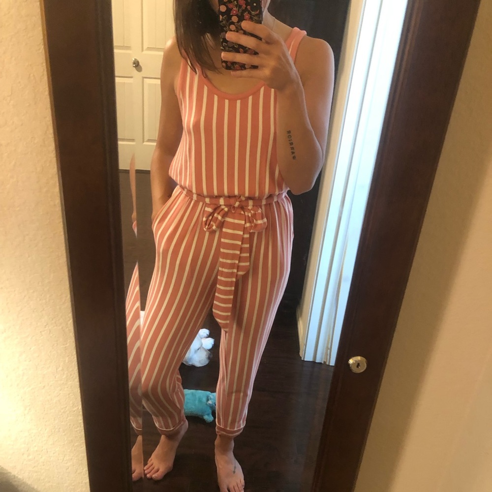 Striped Loft Jumpsuit